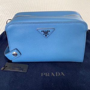 PRADA Leather Clutch Bag
